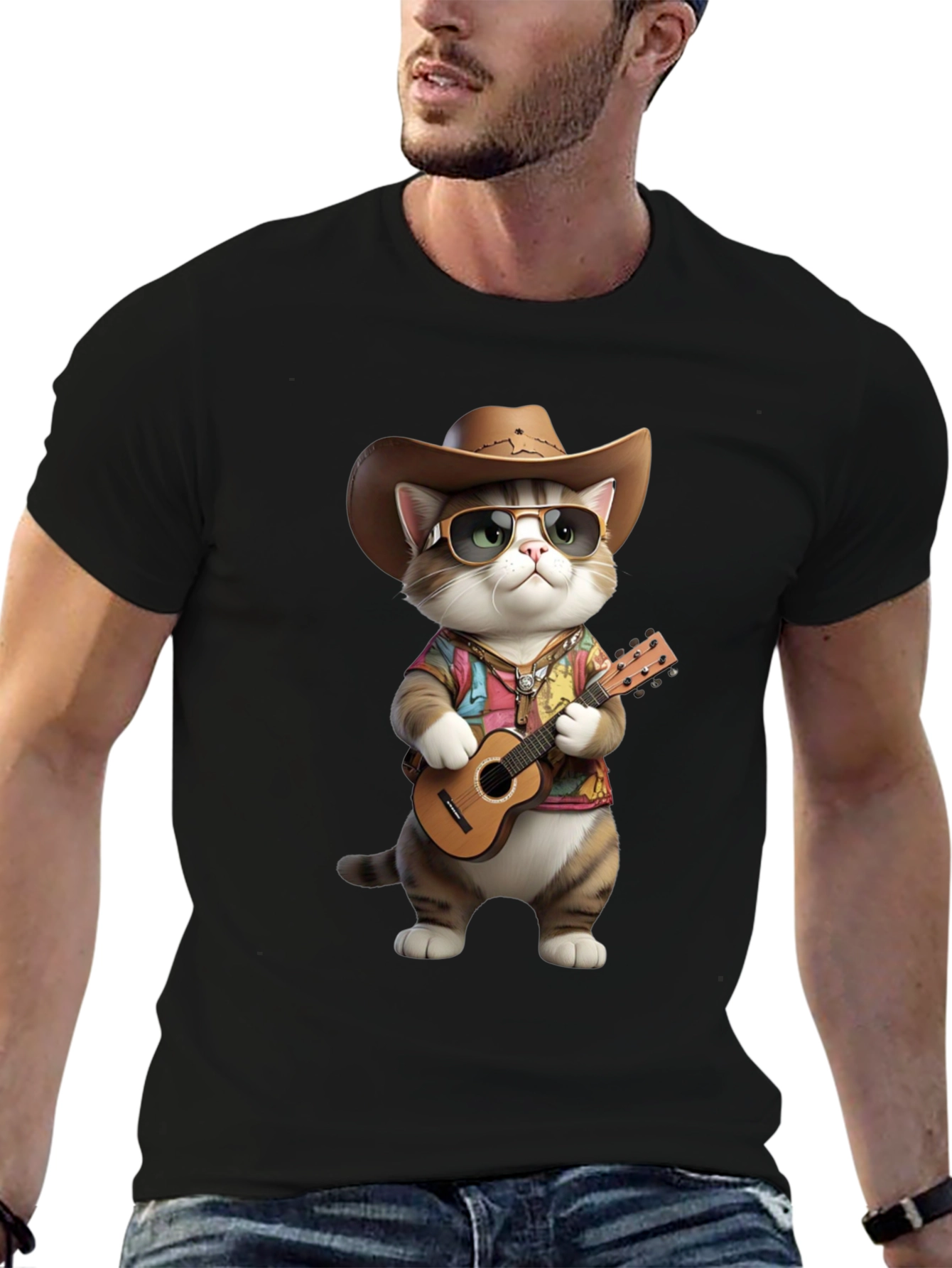 Cool Cat Cowboy T-Shirt