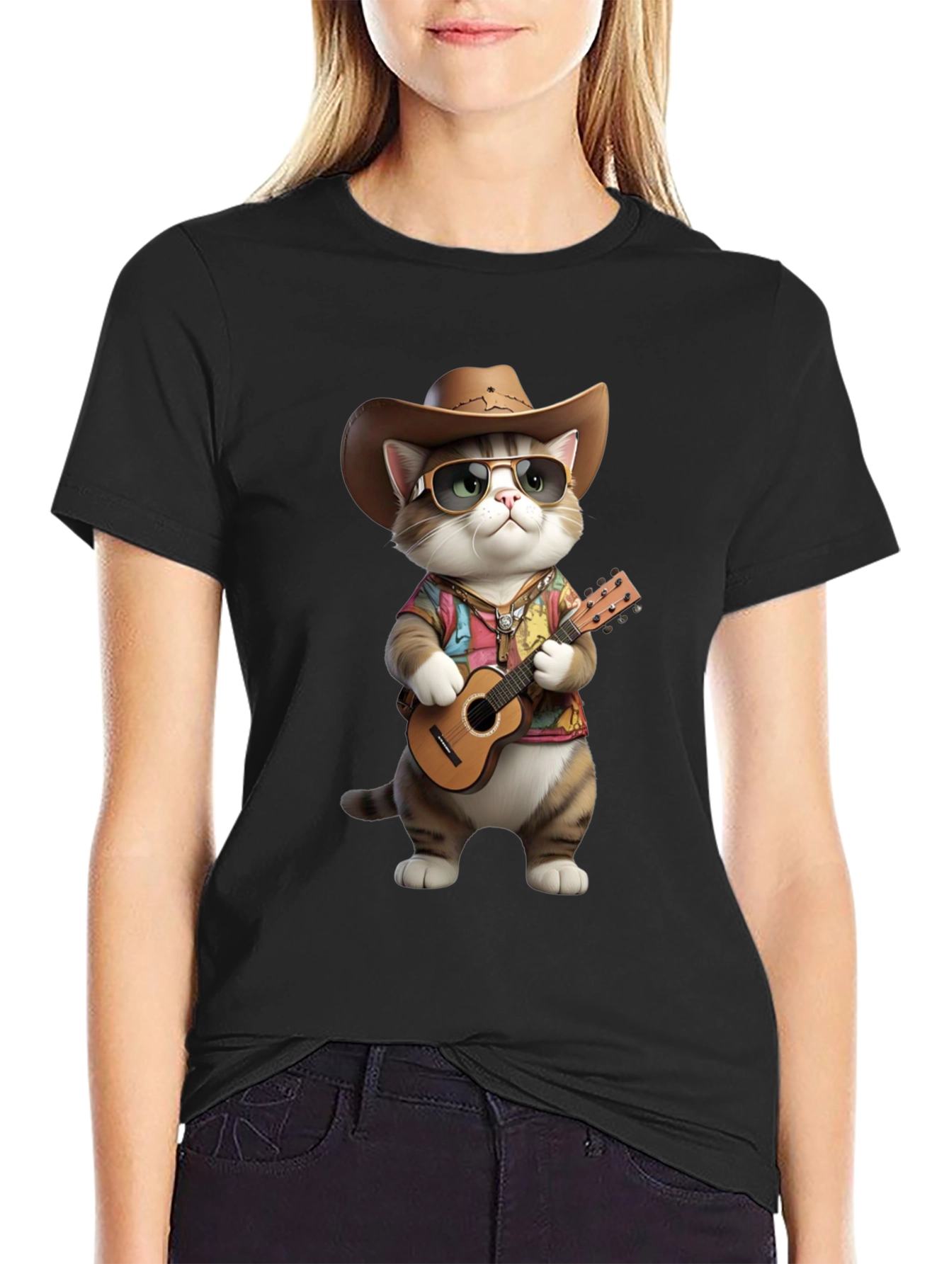 Cool Cat Cowboy T-Shirt