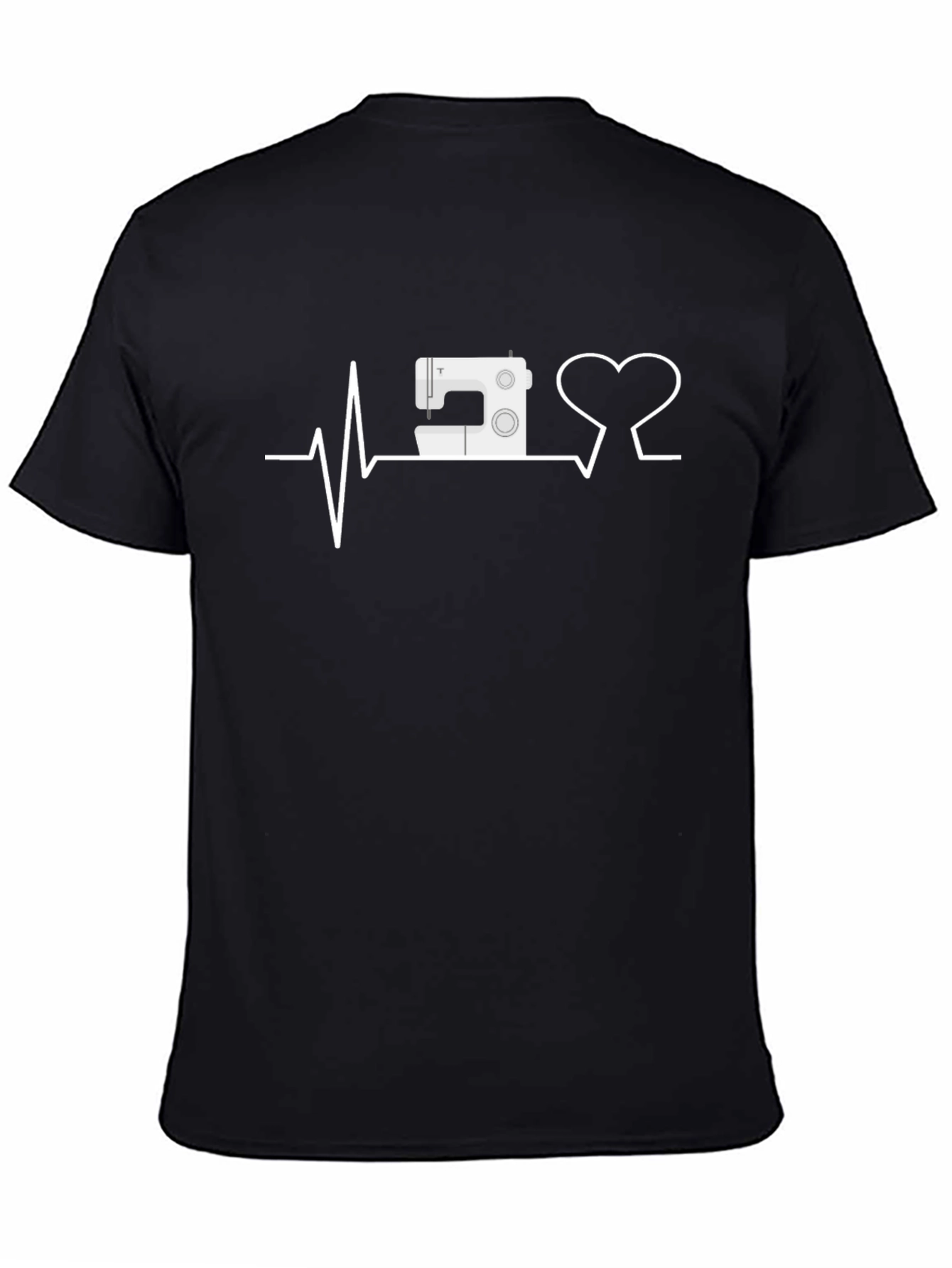 Sewing Heartbeat T-Shirt -  Sewing Machine Love