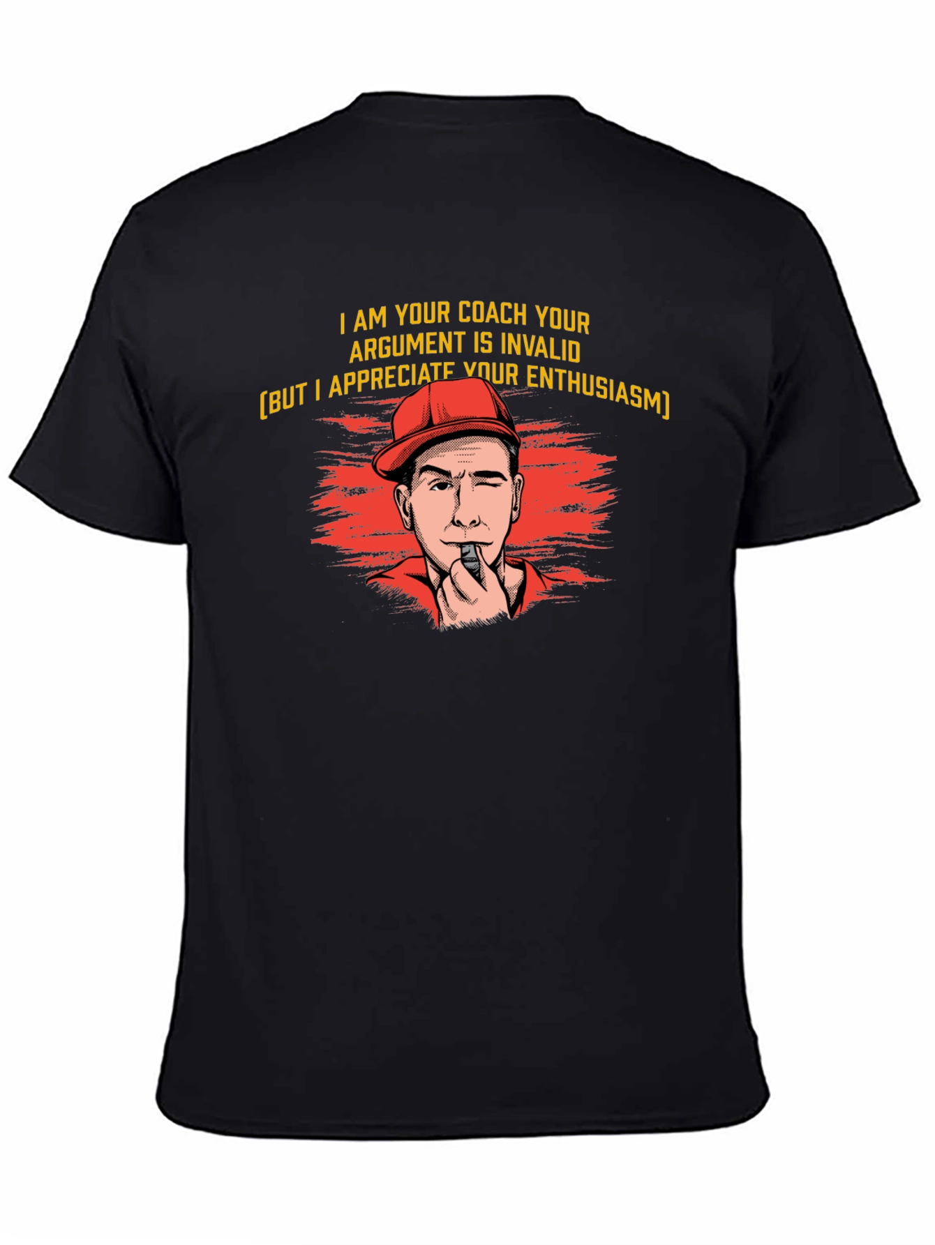 Funny Coach T-Shirt - Invalid Argument Great Enthusiasm