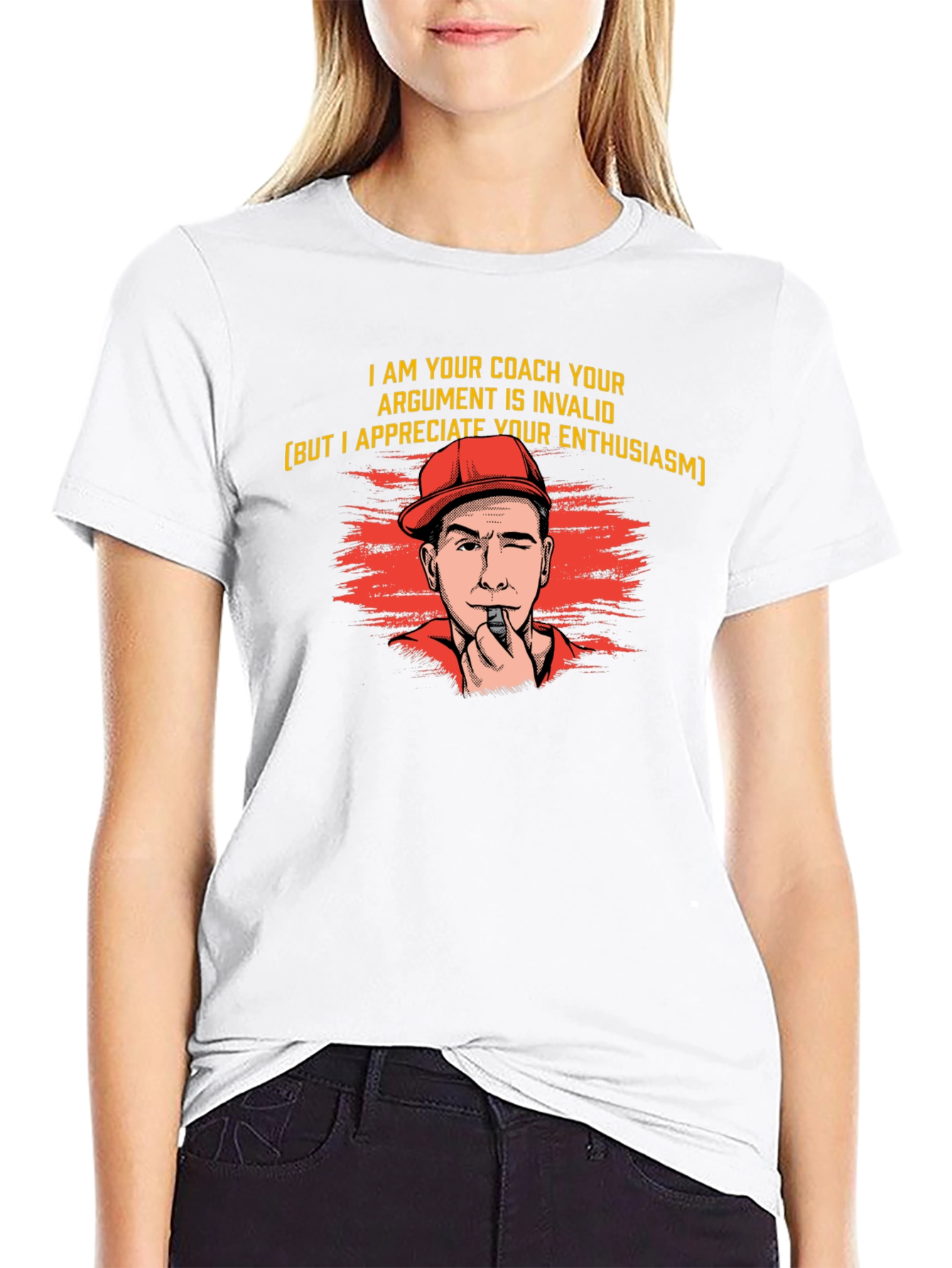 Funny Coach T-Shirt - Invalid Argument Great Enthusiasm