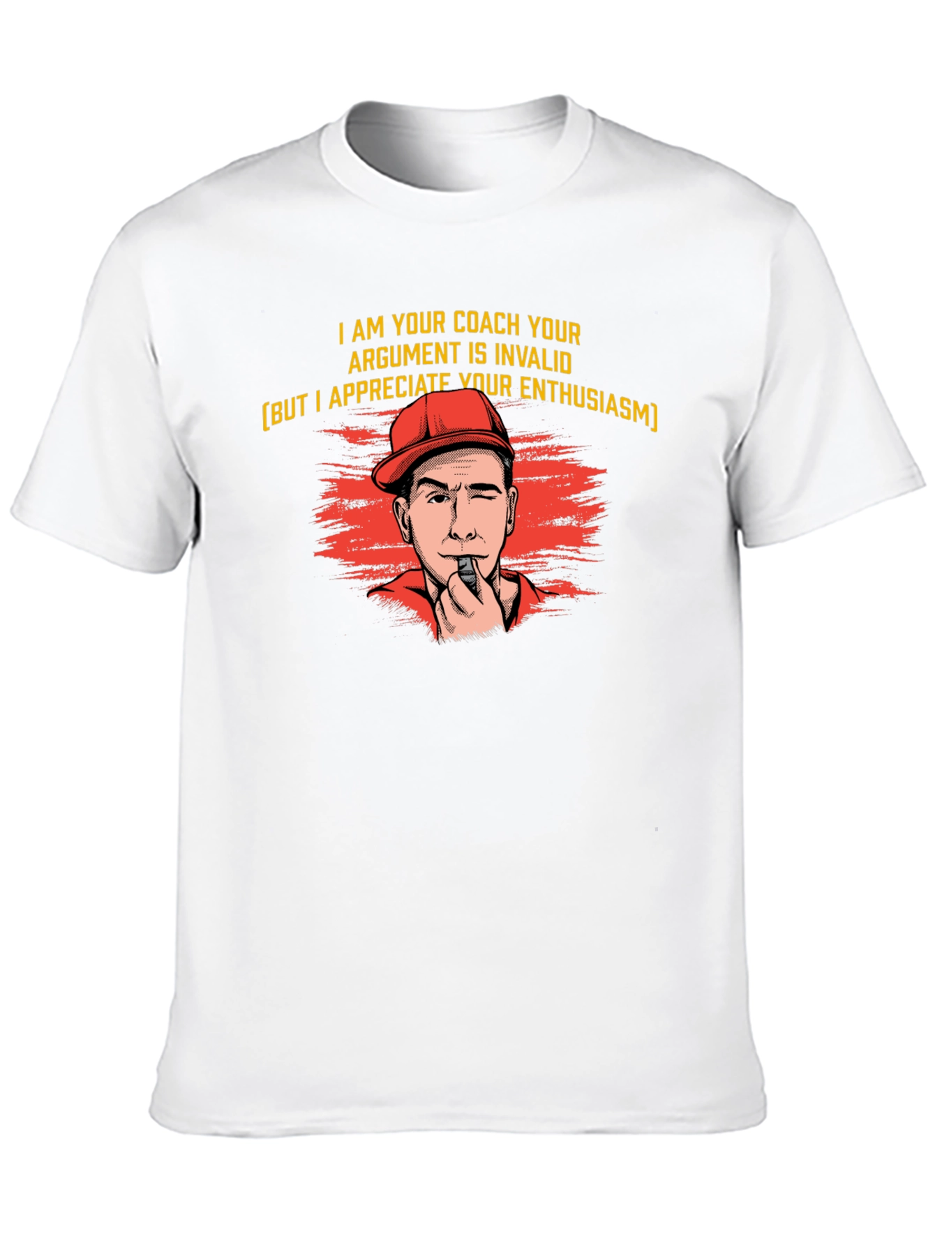 Funny Coach T-Shirt - Invalid Argument Great Enthusiasm