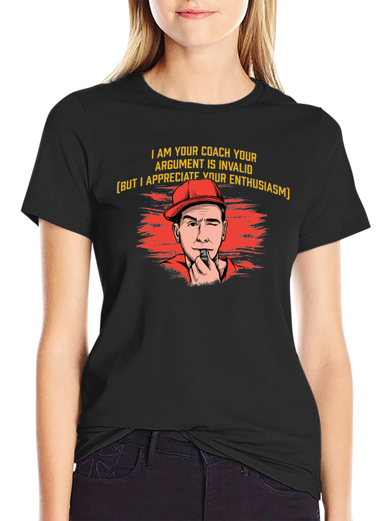 Funny Coach T-Shirt - Invalid Argument Great Enthusiasm