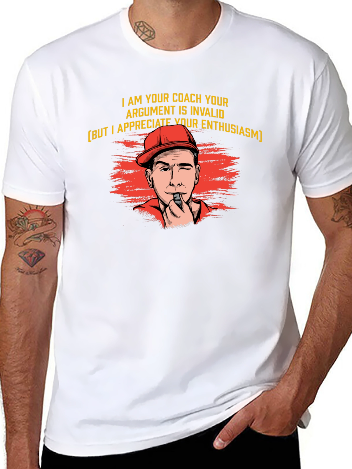 Funny Coach T-Shirt - Invalid Argument Great Enthusiasm