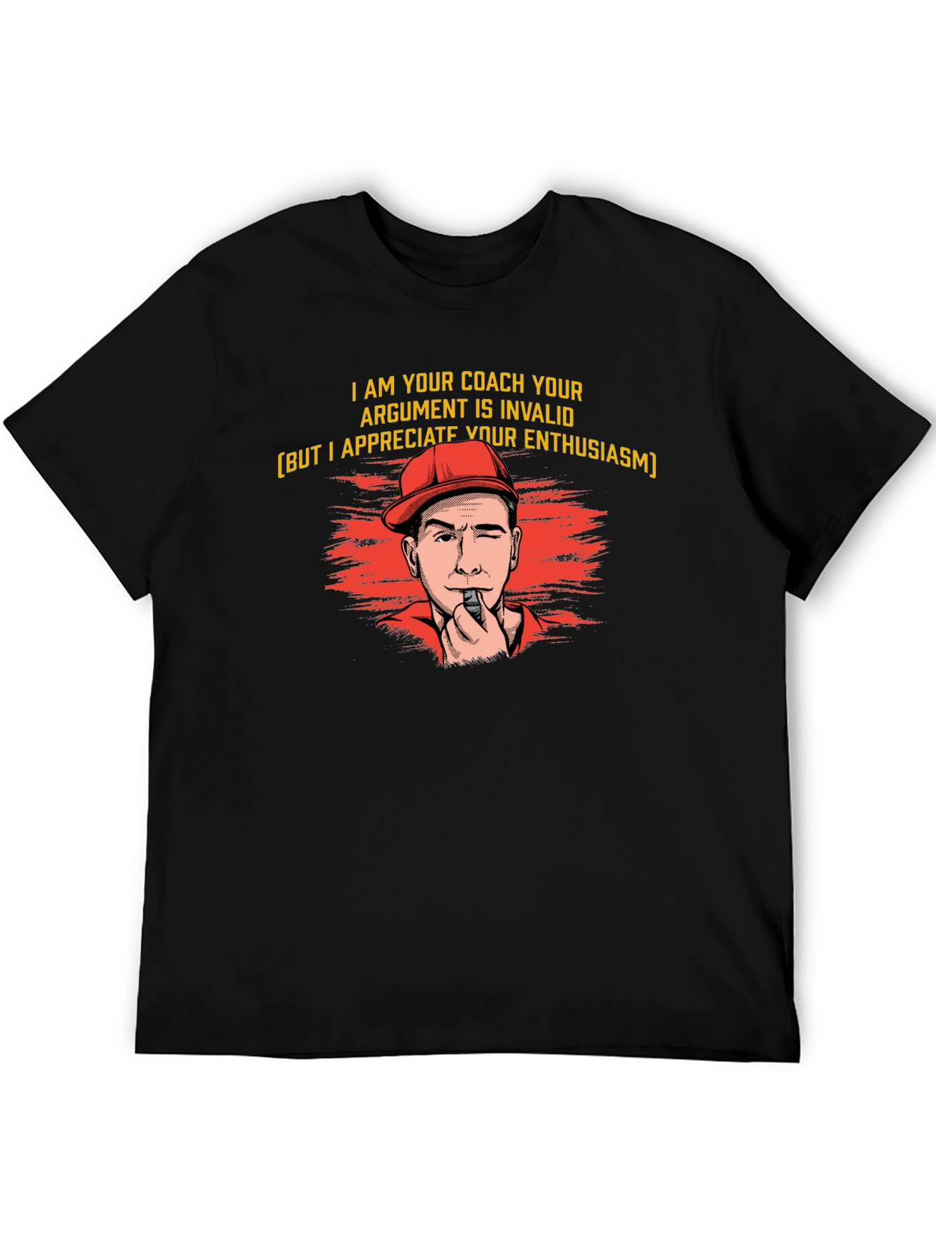 Funny Coach T-Shirt - Invalid Argument Great Enthusiasm