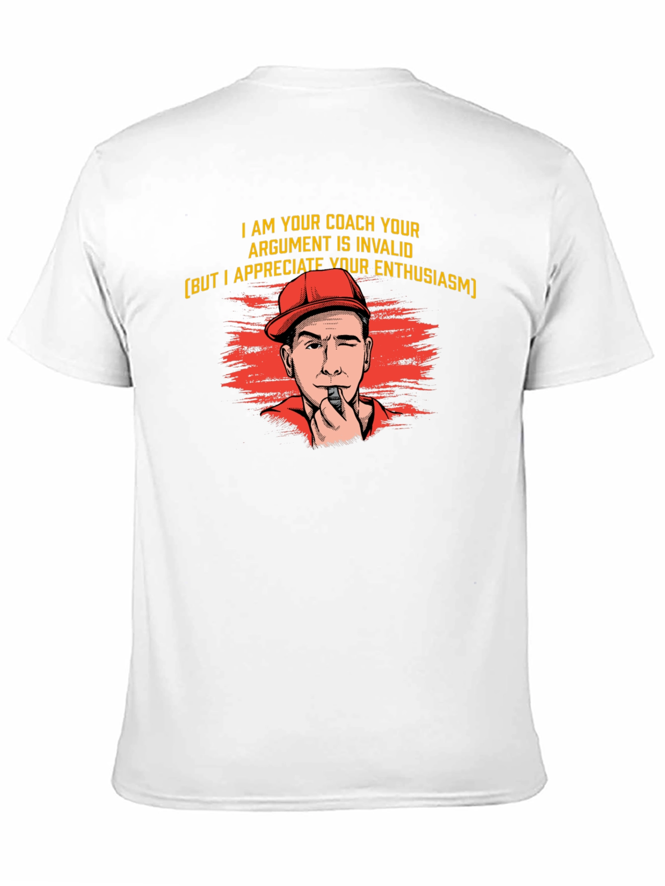 Funny Coach T-Shirt - Invalid Argument Great Enthusiasm