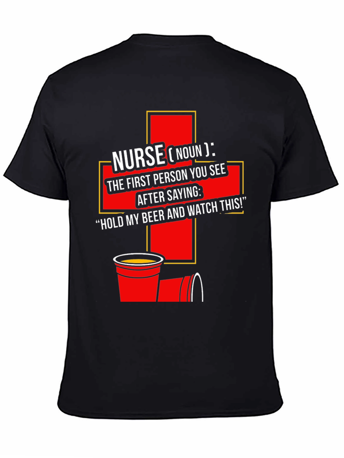 Nurse Definition Graphic Tee - Beer Humor