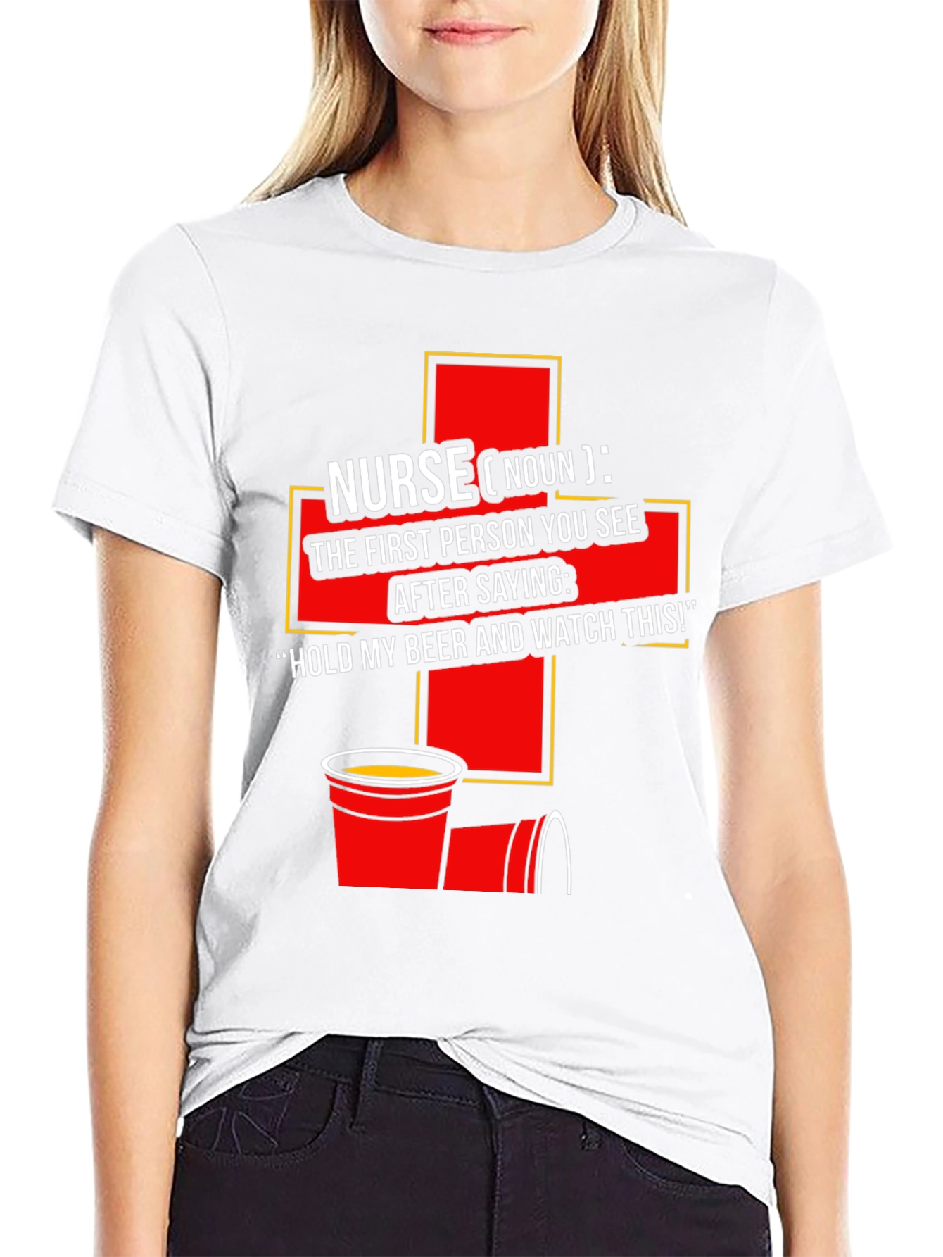 Nurse Definition Graphic Tee - Beer Humor