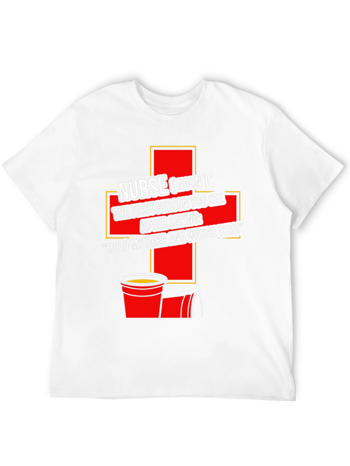 Nurse Definition Graphic Tee - Beer Humor