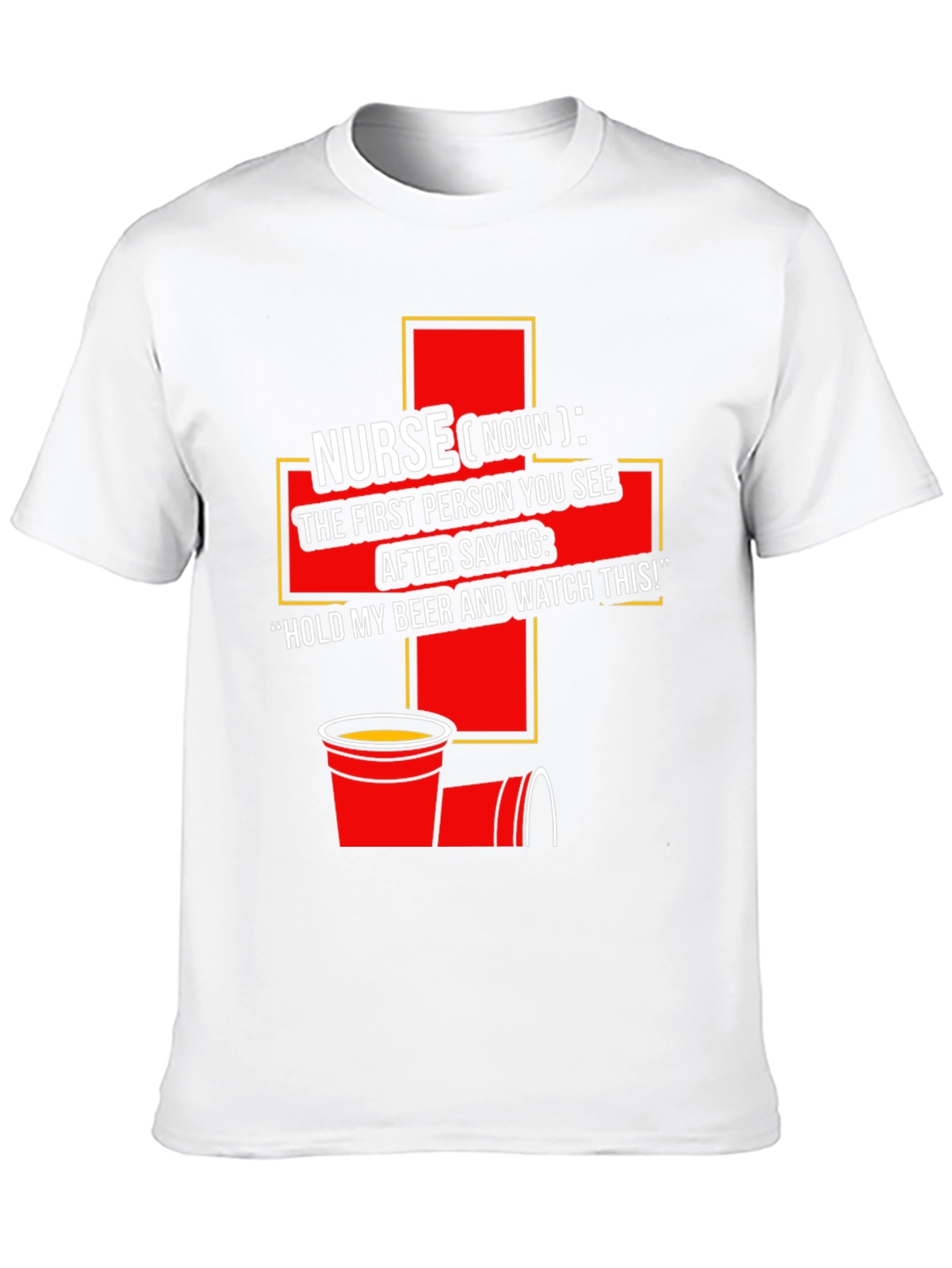 Nurse Definition Graphic Tee - Beer Humor