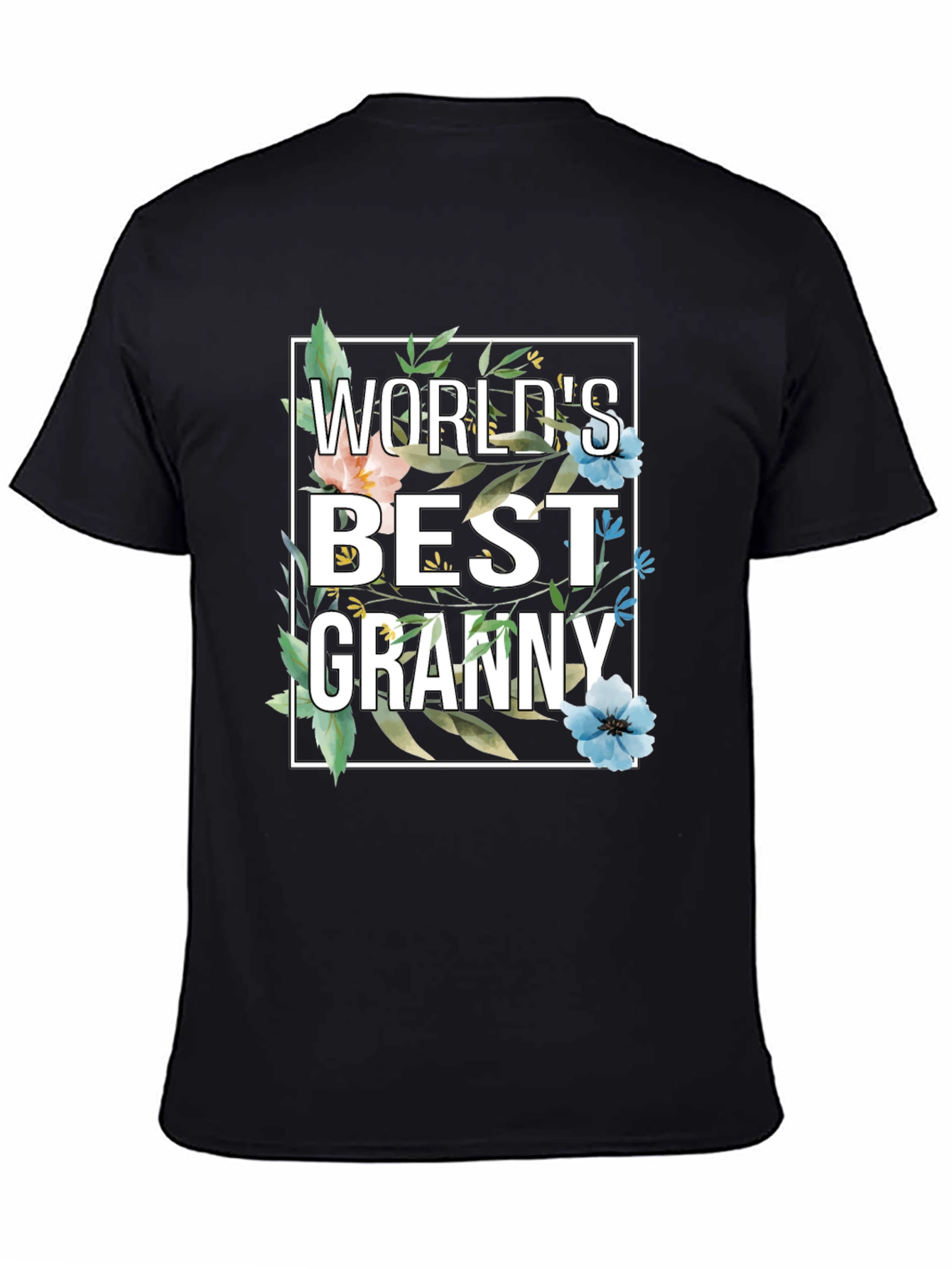 Worlds Best Granny Floral T-Shirt