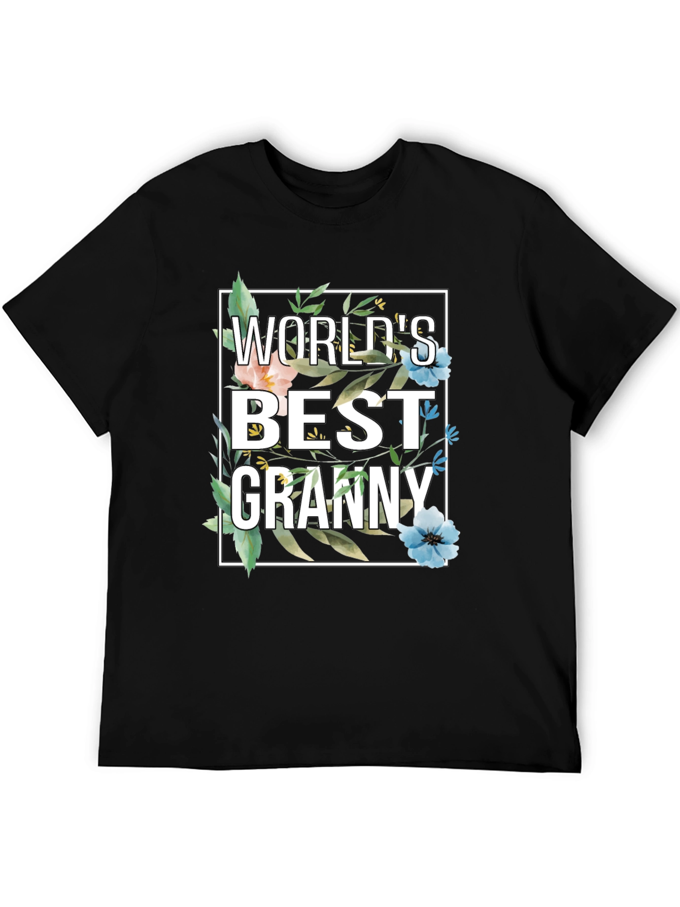 Worlds Best Granny Floral T-Shirt