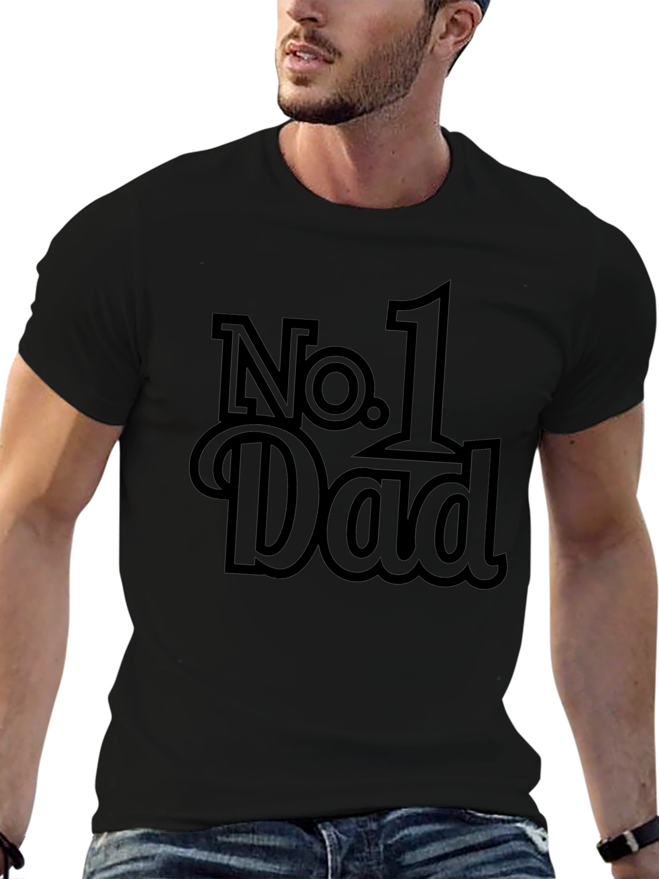 No. 1 Dad T-Shirt - Fathers Day Gift