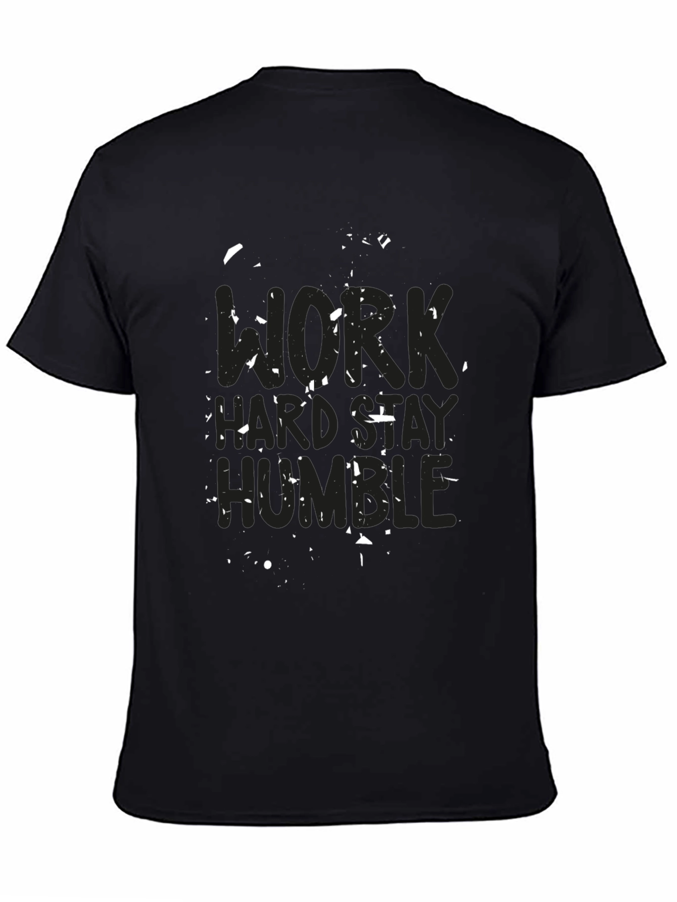 Work Hard Stay Humble Black T-Shirt