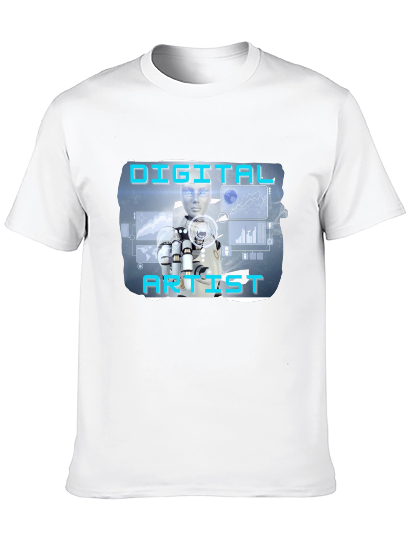 Digital Artist T-Shirt - Futuristic Design