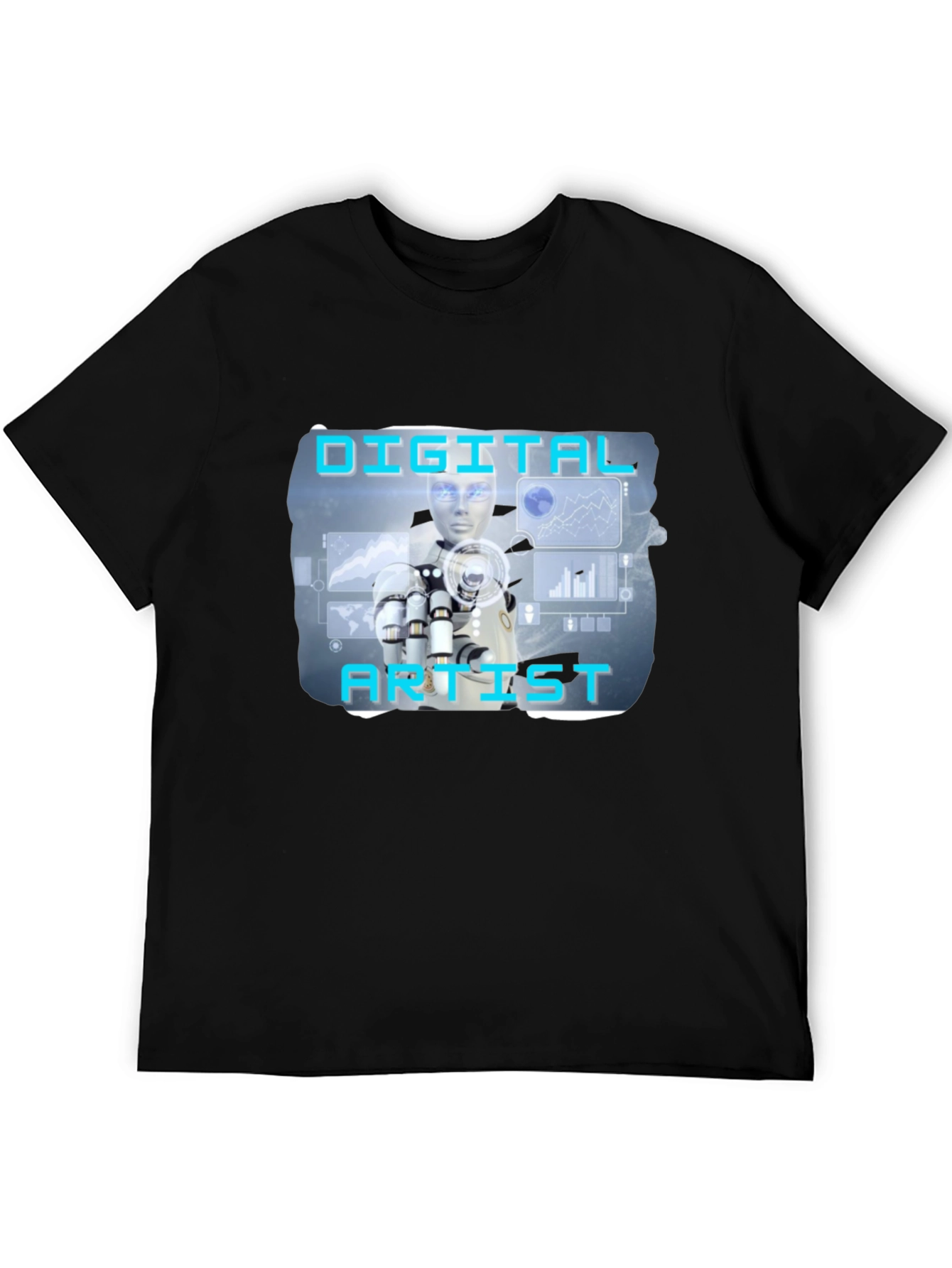 Digital Artist T-Shirt - Futuristic Design