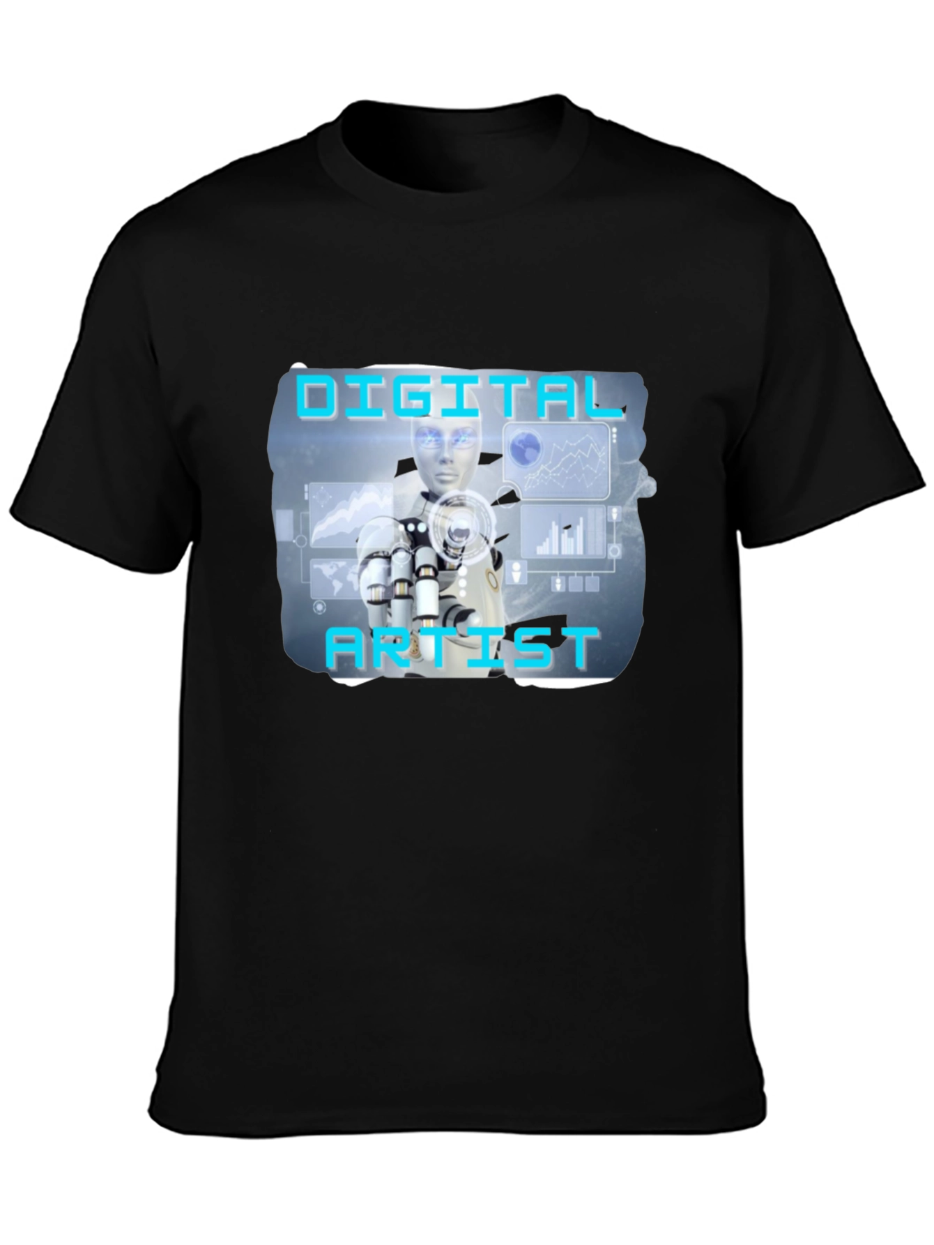 Digital Artist T-Shirt - Futuristic Design