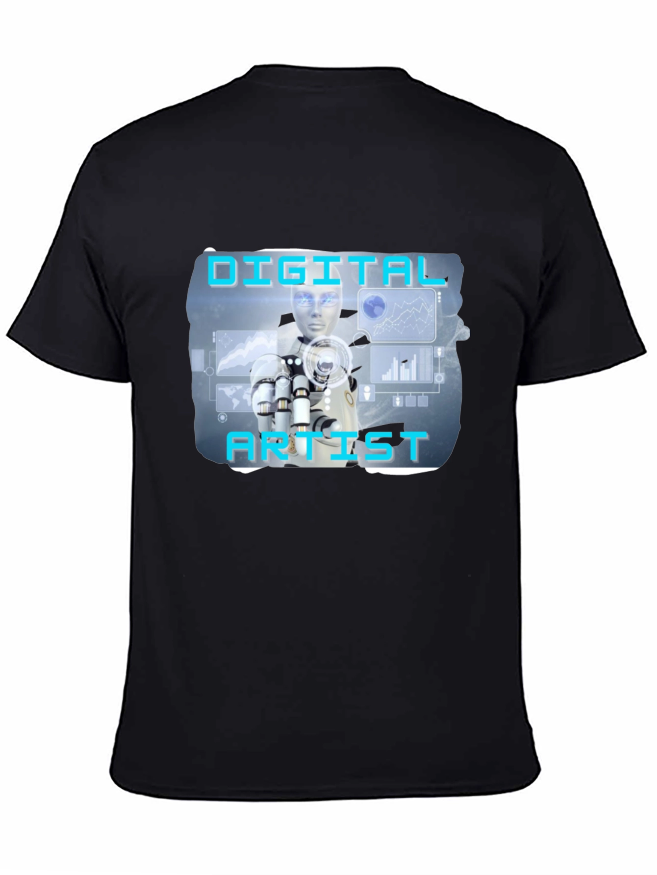 Digital Artist T-Shirt - Futuristic Design