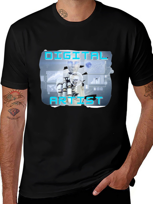 Digital Artist T-Shirt - Futuristic Design