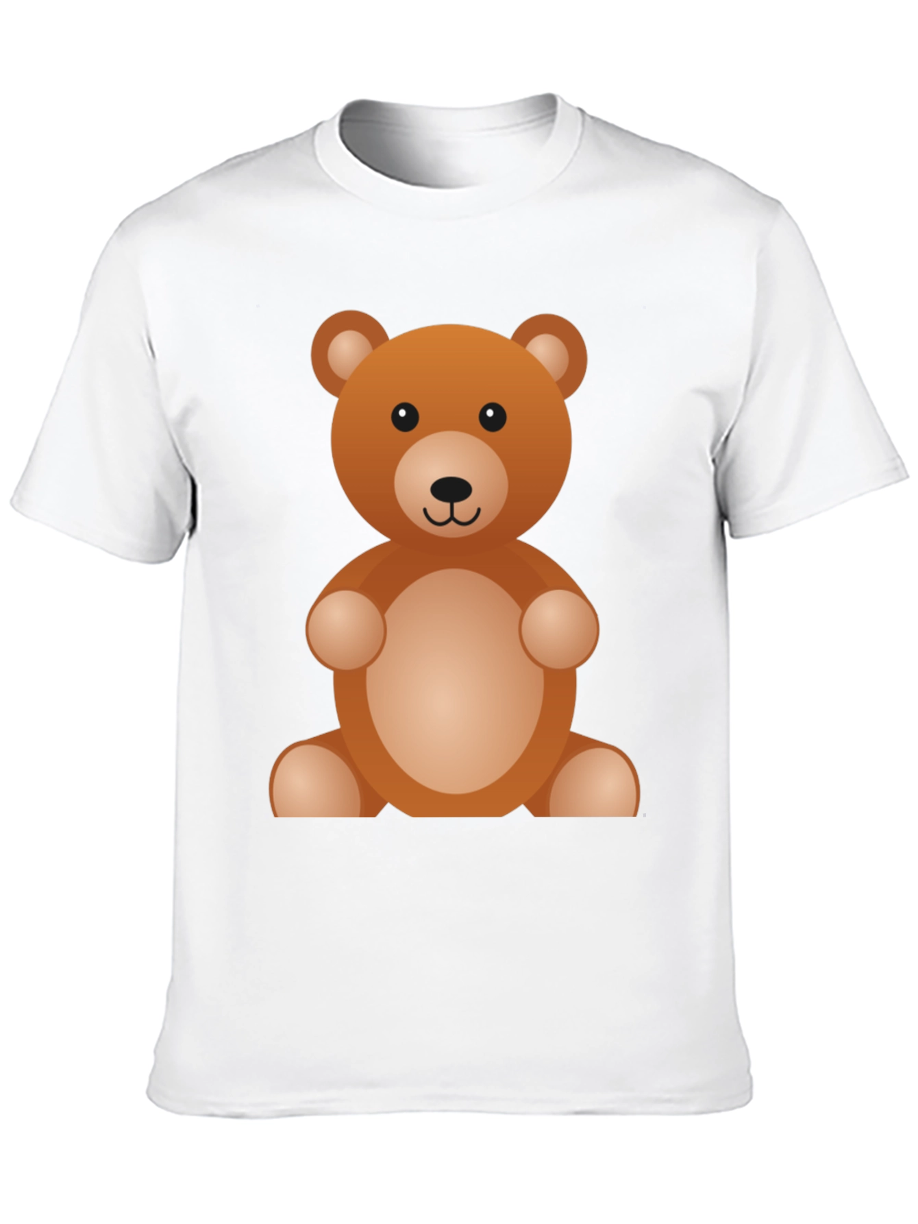 Cute Teddy Bear Graphic T-Shirt - Soft Cotton Blend