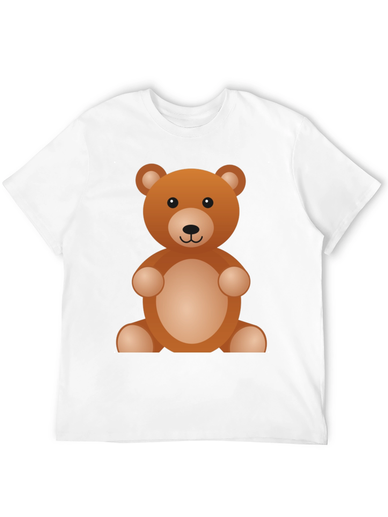 Cute Teddy Bear Graphic T-Shirt - Soft Cotton Blend