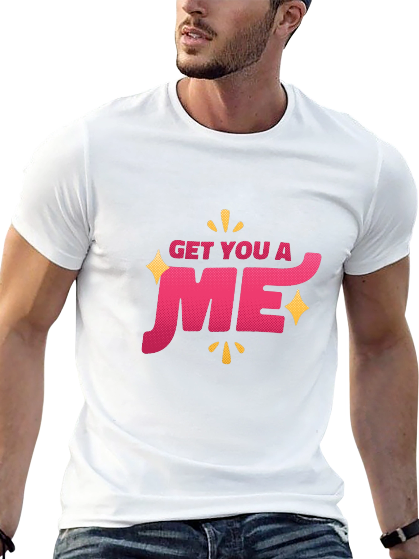 Get You a ME Graphic T-Shirt - Black