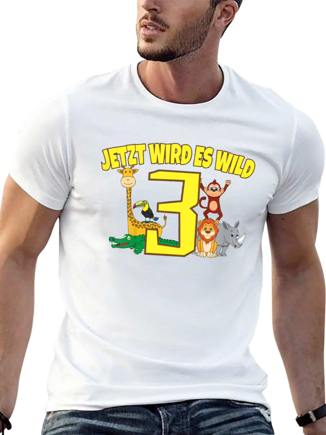 3rd Birthday Safari T-Shirt - Jetzt Wird Es Wild!