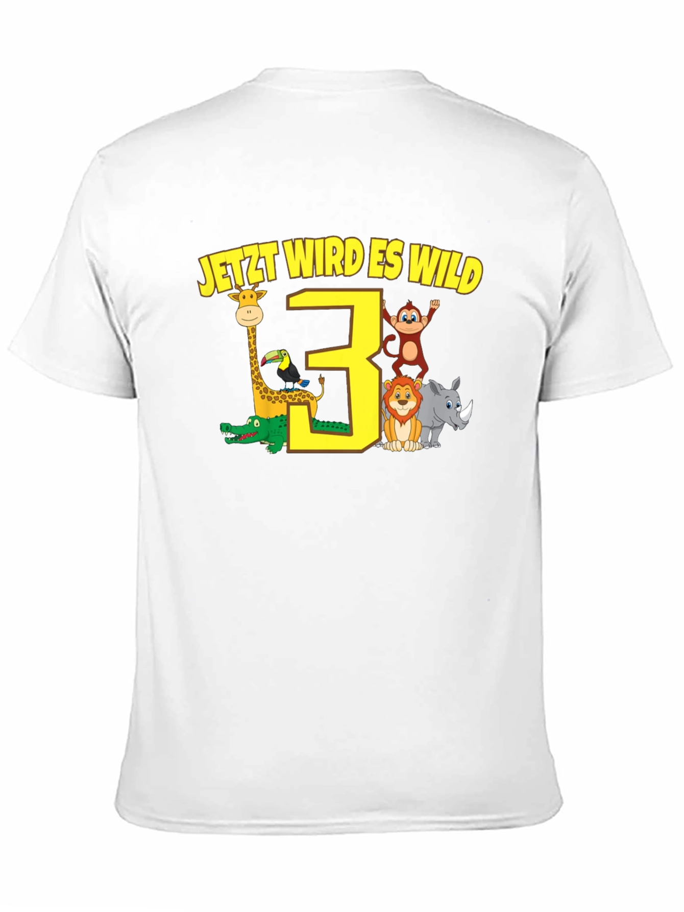 3rd Birthday Safari T-Shirt - Jetzt Wird Es Wild!