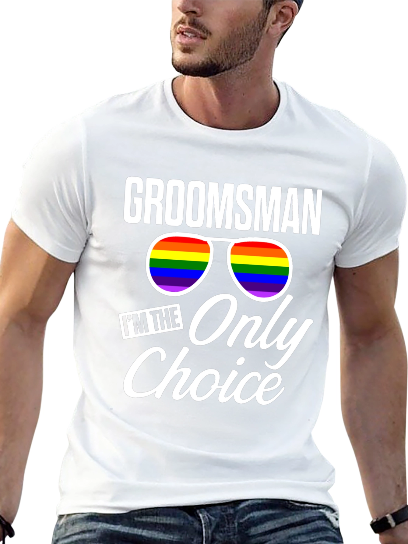 Groomsman LGBT Pride T-Shirt