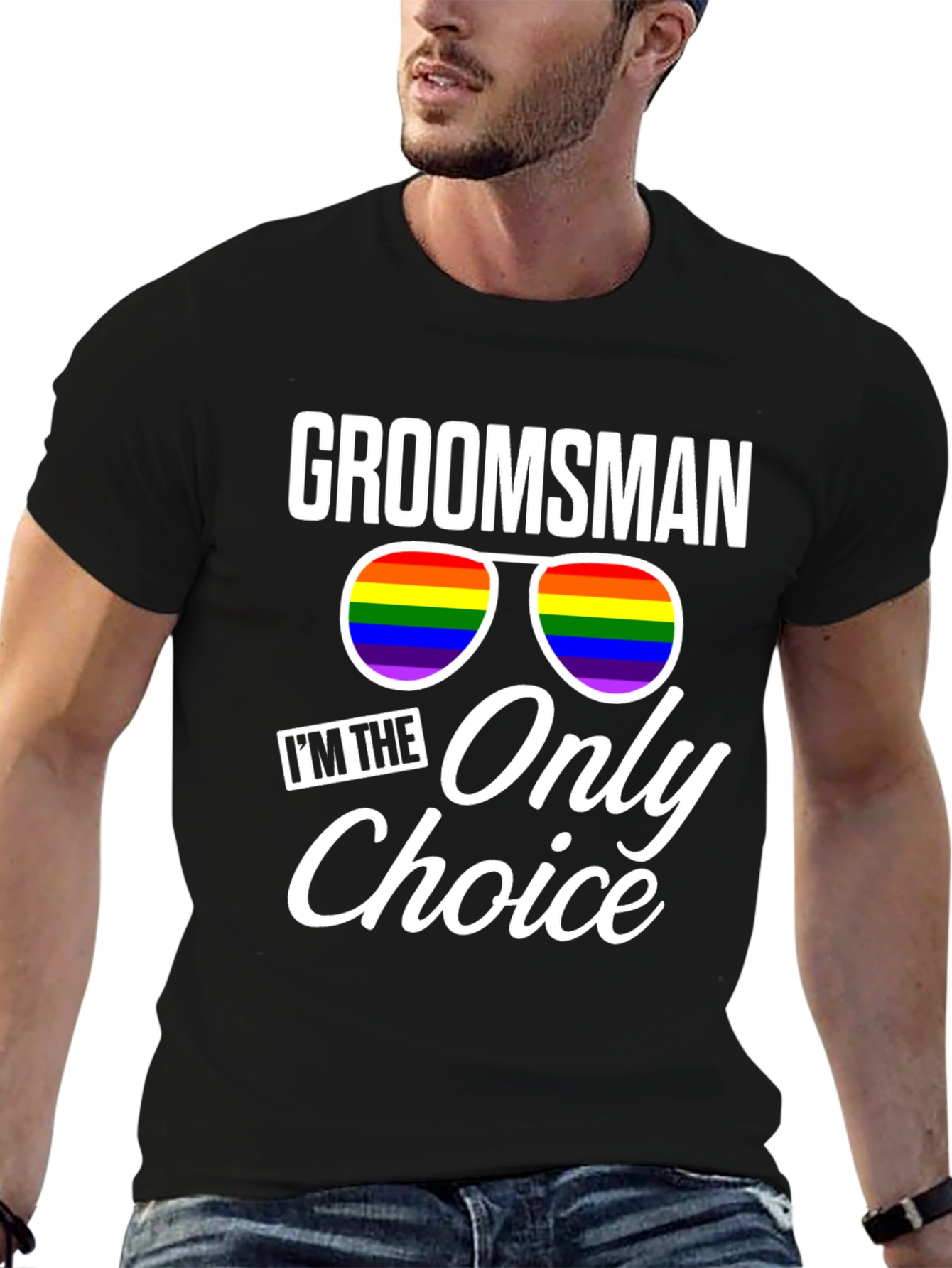 Groomsman LGBT Pride T-Shirt