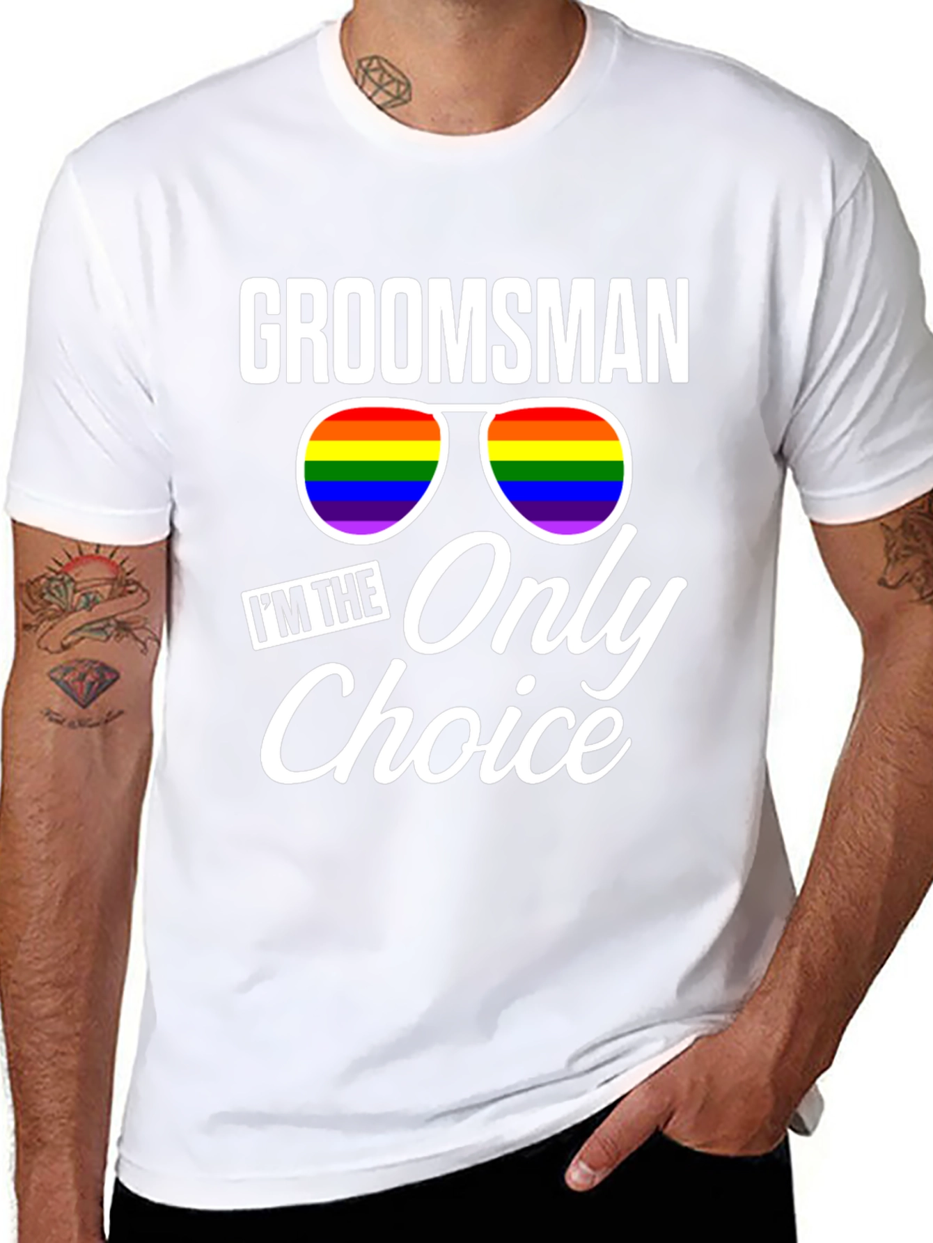 Groomsman LGBT Pride T-Shirt