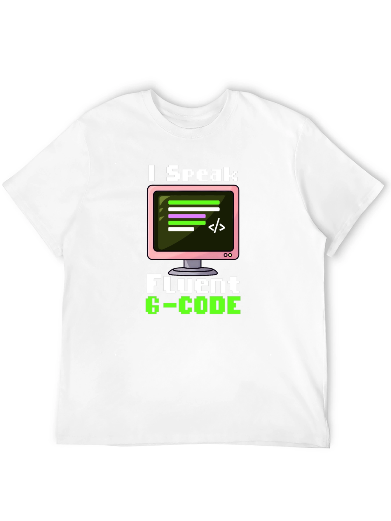 I Speak Fluent G-Code Black T-Shirt