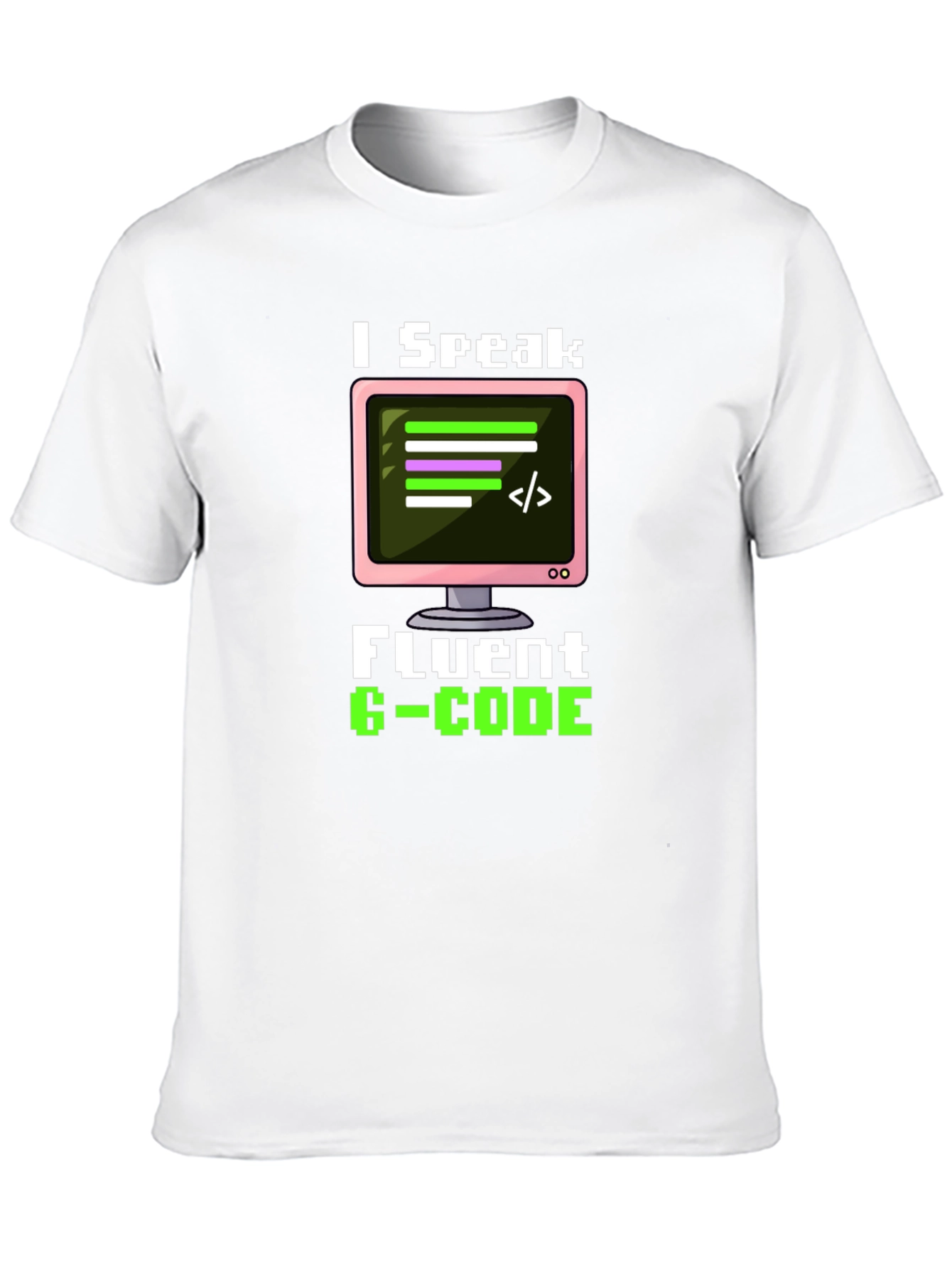 I Speak Fluent G-Code Black T-Shirt