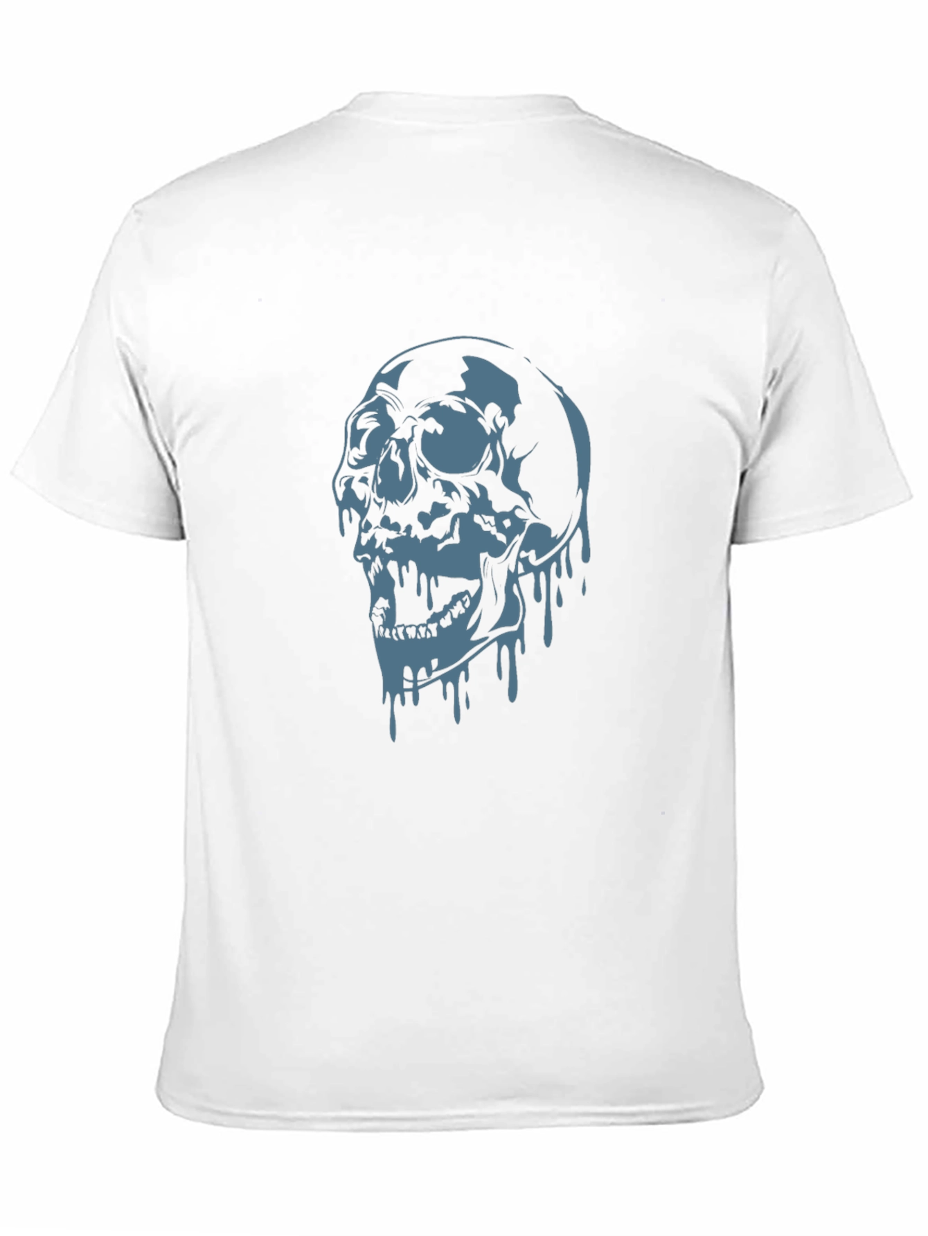 Edgy Skull Graphic T-Shirt - Black