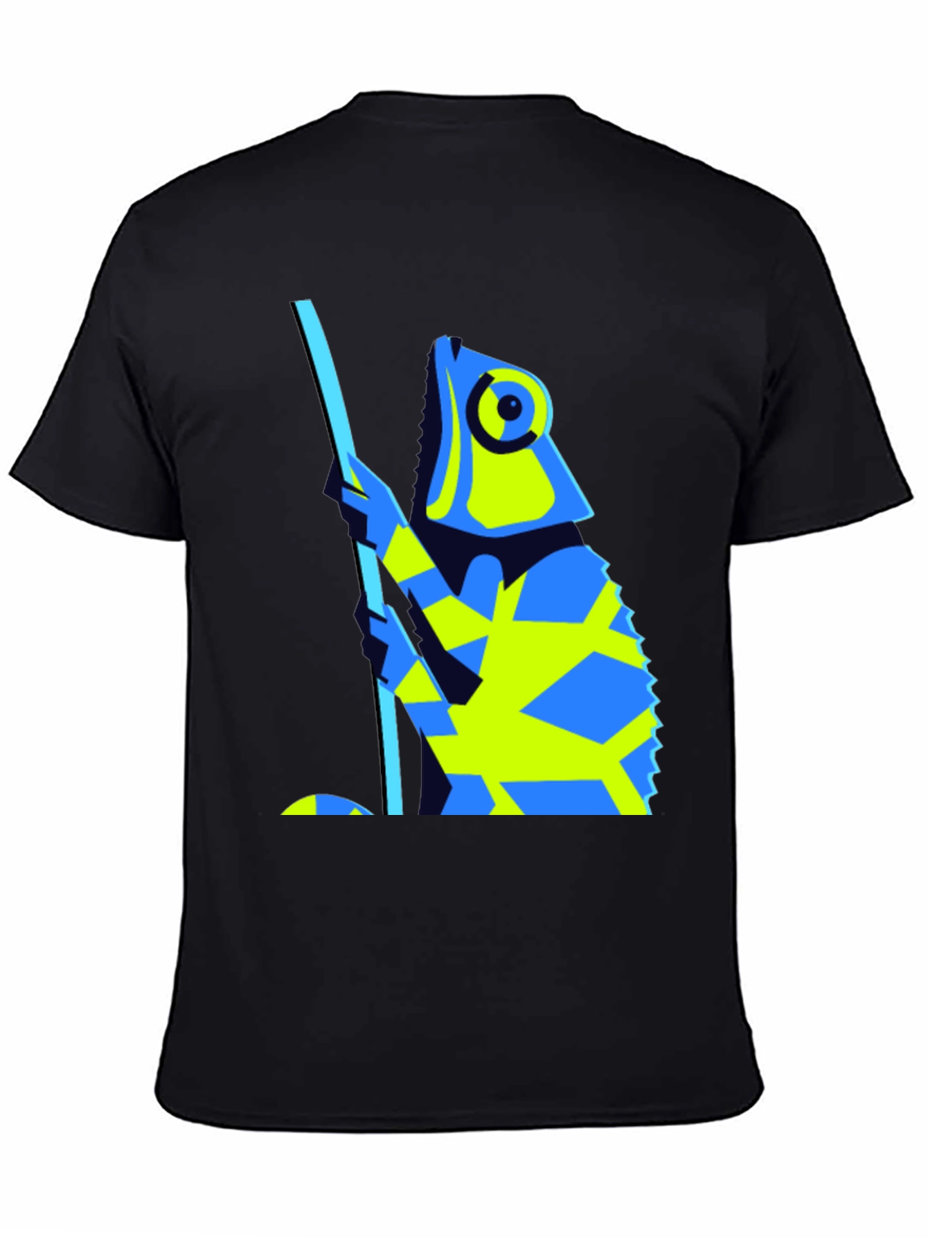 Abstract Chameleon Graphic Tee