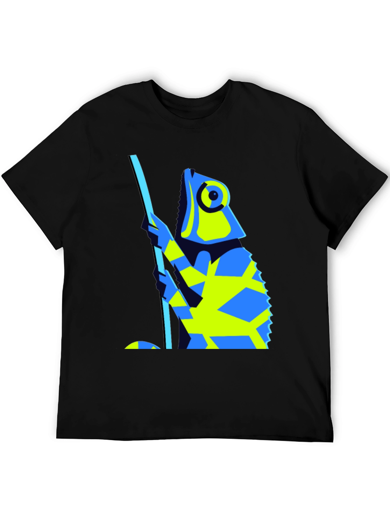 Abstract Chameleon Graphic Tee