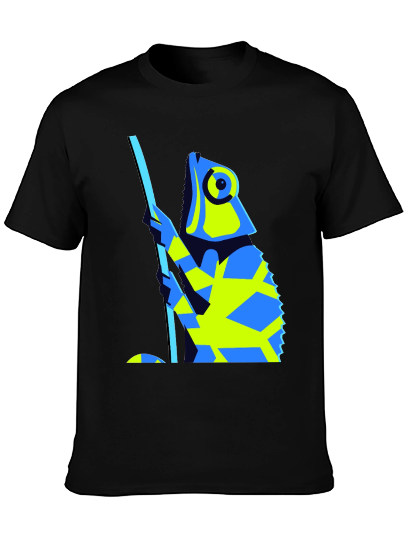 Abstract Chameleon Graphic Tee
