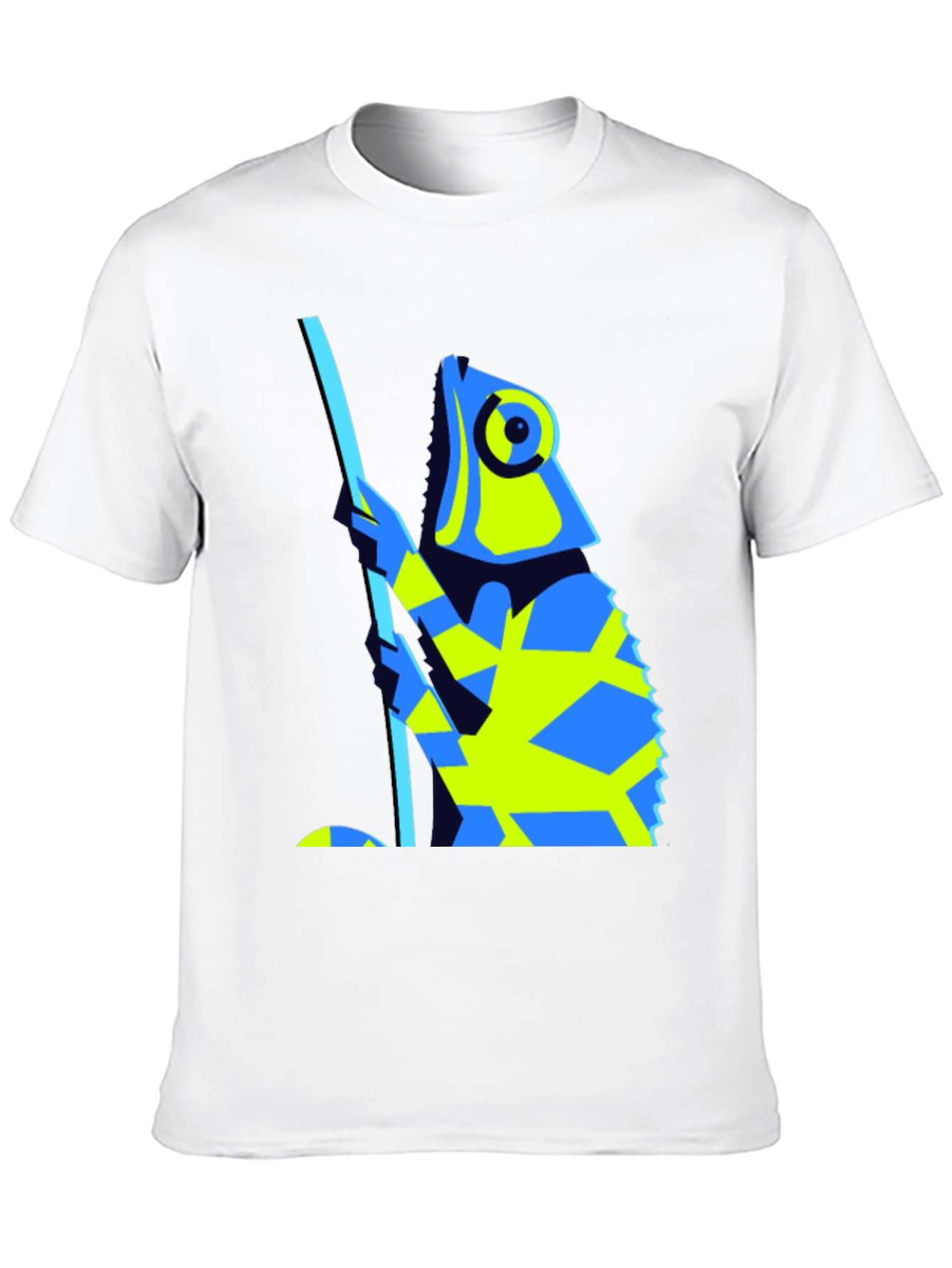 Abstract Chameleon Graphic Tee