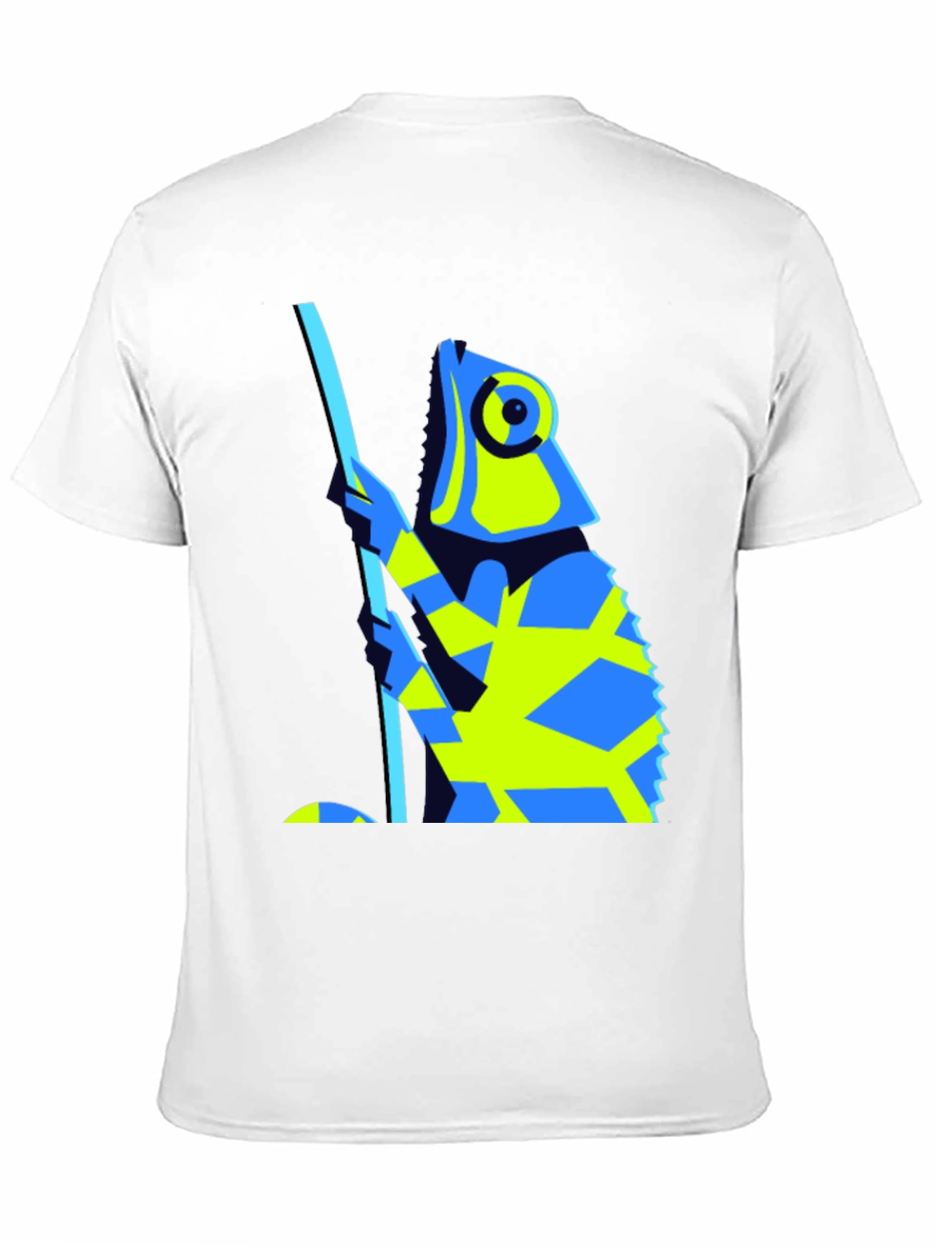 Abstract Chameleon Graphic Tee