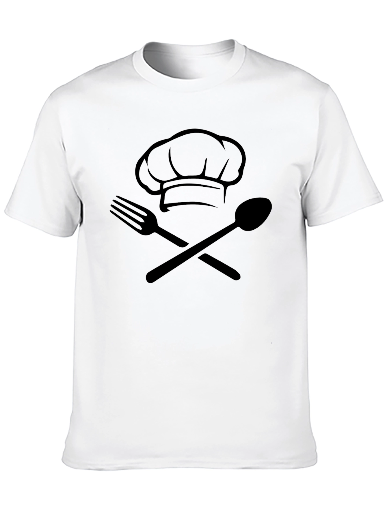 Chef Hat Spoon Fork T-Shirt - Culinary Design