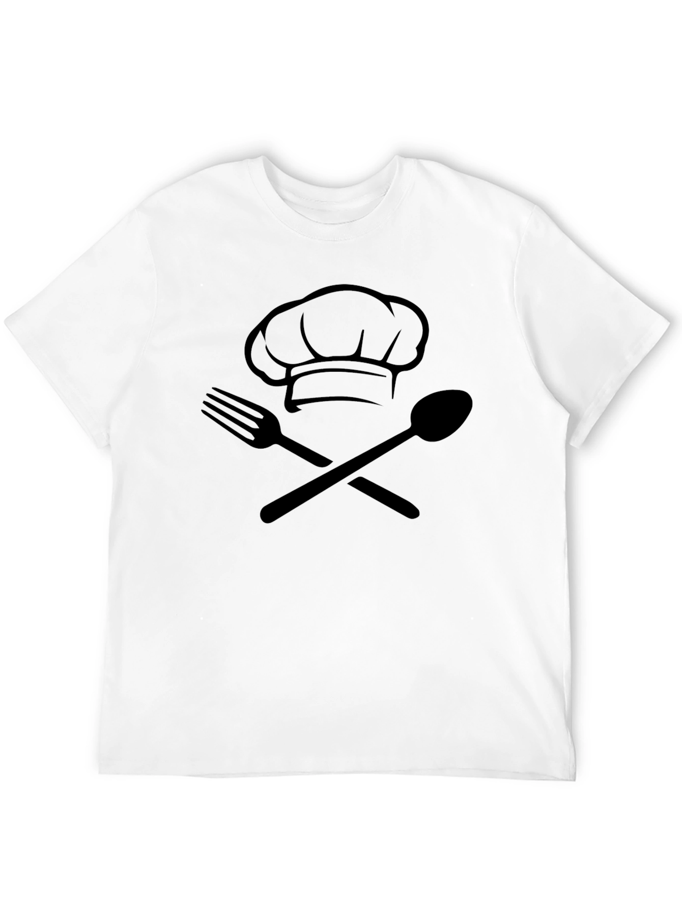Chef Hat Spoon Fork T-Shirt - Culinary Design