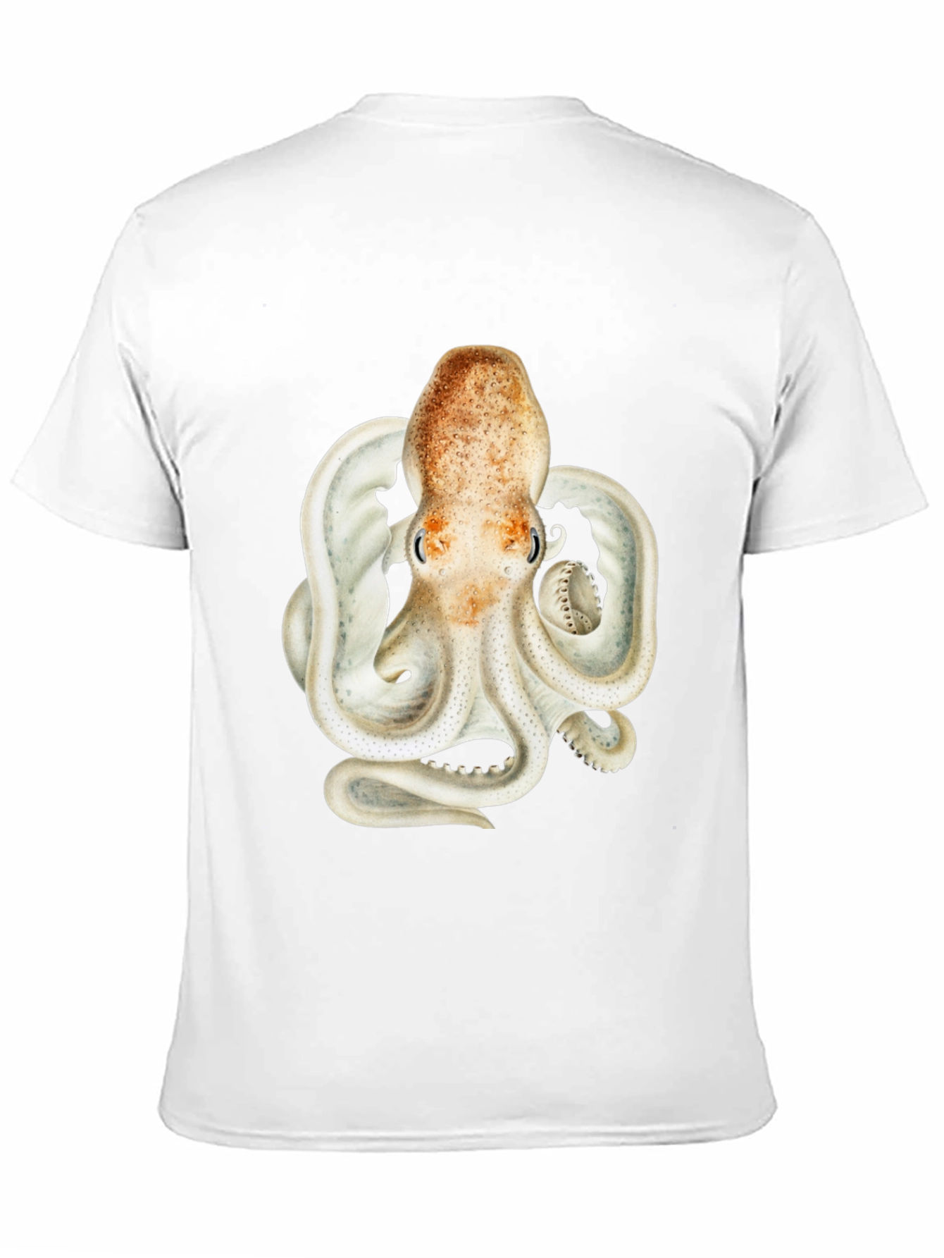 Octopus Graphic Tee - Black Cotton Blend