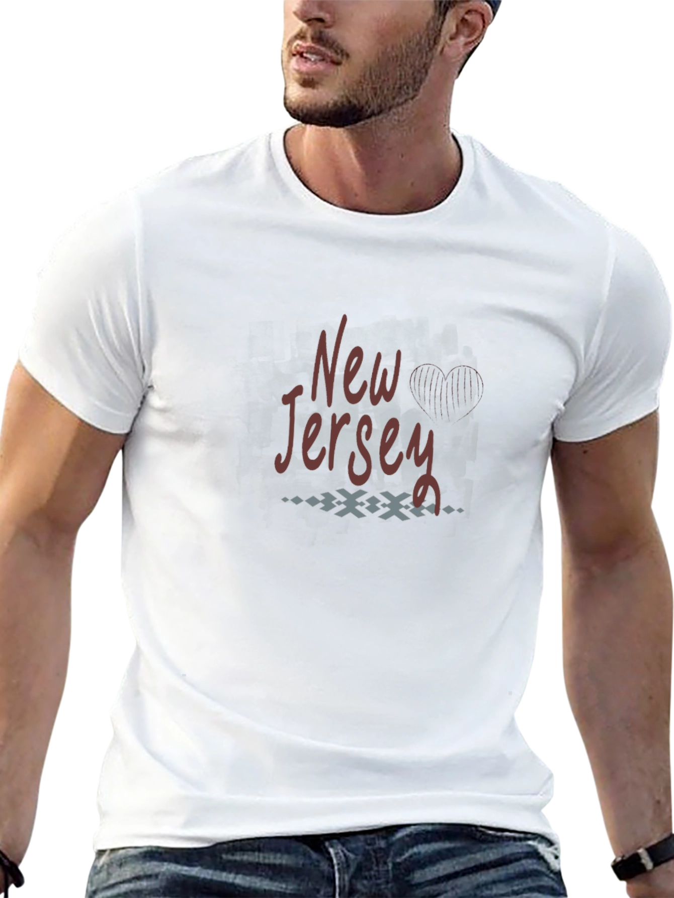 New Jersey Graphic T-Shirt - Soft Cotton Blend
