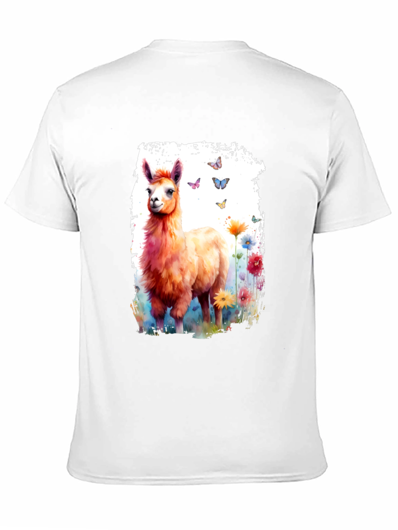 Llama Watercolor Graphic Tee