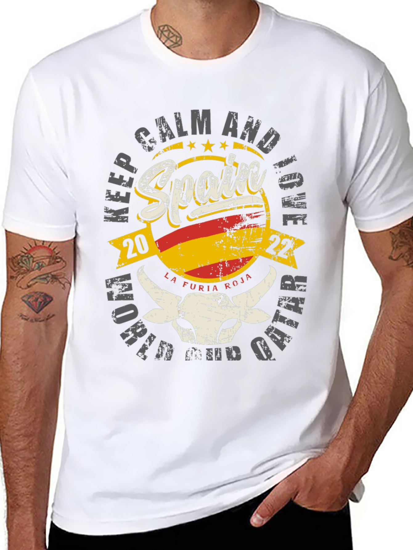 Spain World Cup 2022 La Furia Roja T-Shirt