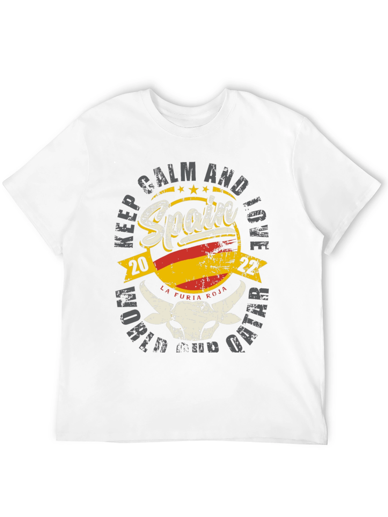 Spain World Cup 2022 La Furia Roja T-Shirt