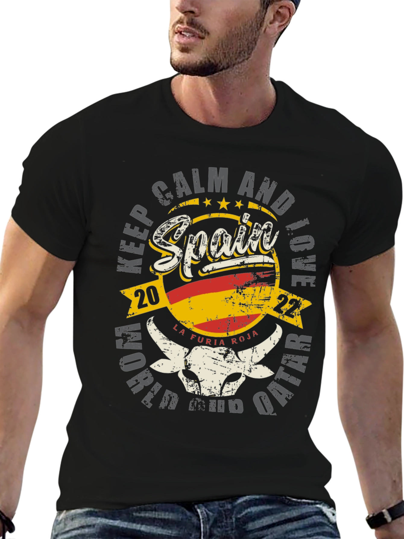 Spain World Cup 2022 La Furia Roja T-Shirt