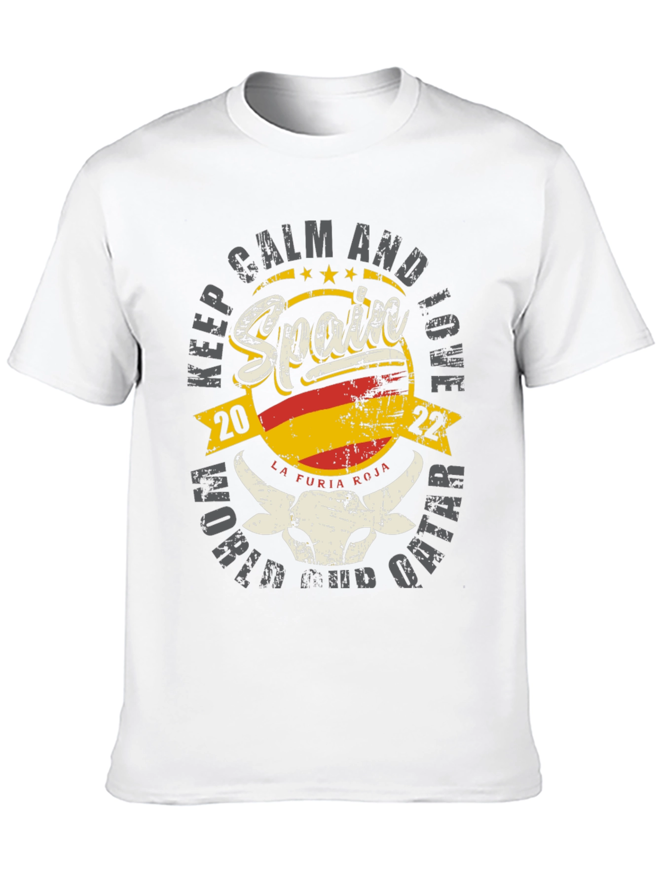 Spain World Cup 2022 La Furia Roja T-Shirt