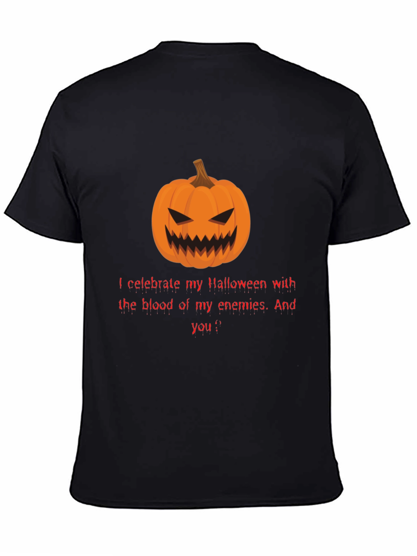 Halloween Pumpkin T-Shirt - Enemies Blood