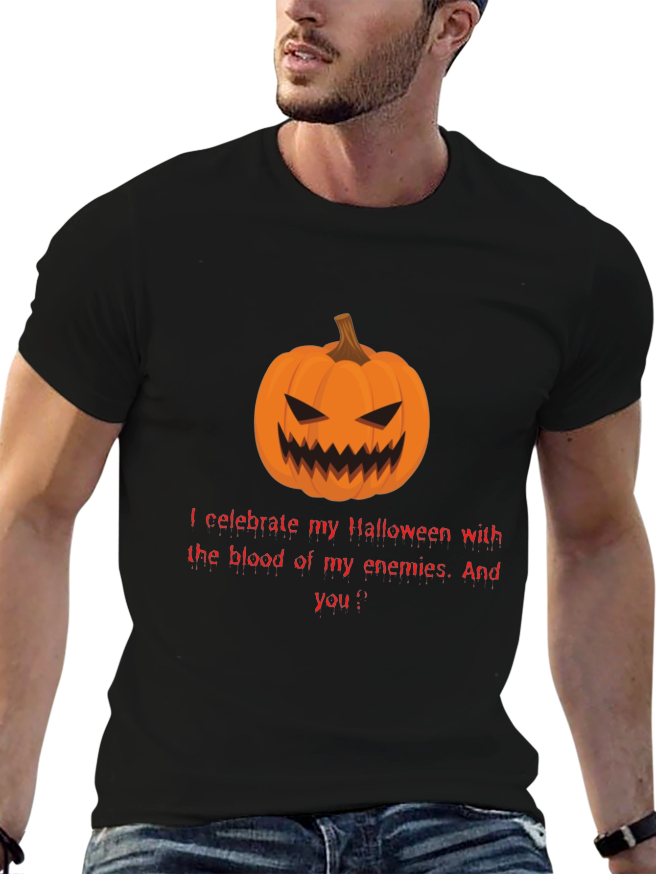 Halloween Pumpkin T-Shirt - Enemies Blood